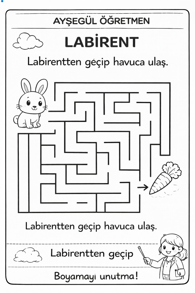 Okul Öncesi – Labirent